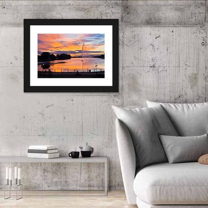 Ada Lake Sunset Wall Art