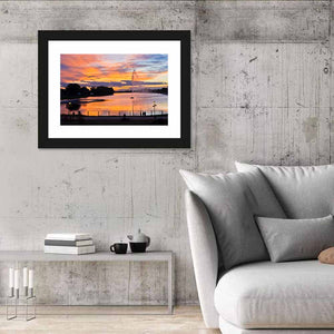 Ada Lake Sunset I Wall Art