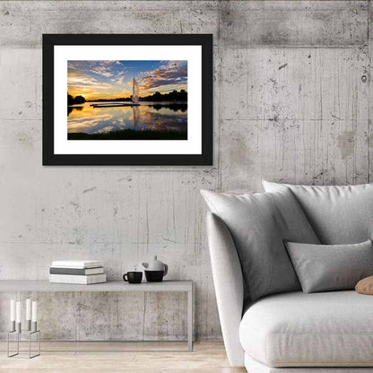 Ada Lake Sunset Ii Wall Art