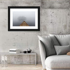 Canoe on Misty Ontario Lake Wall Art