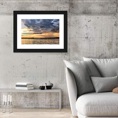 Lake Tillery Sunset Wall Art