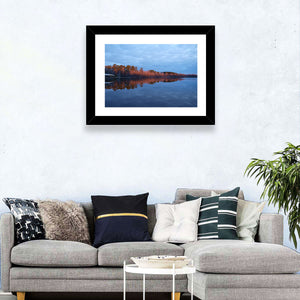 Cloudy Lake Livingston Wall Art