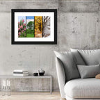 Four Seasons Tree Collage Wall Art