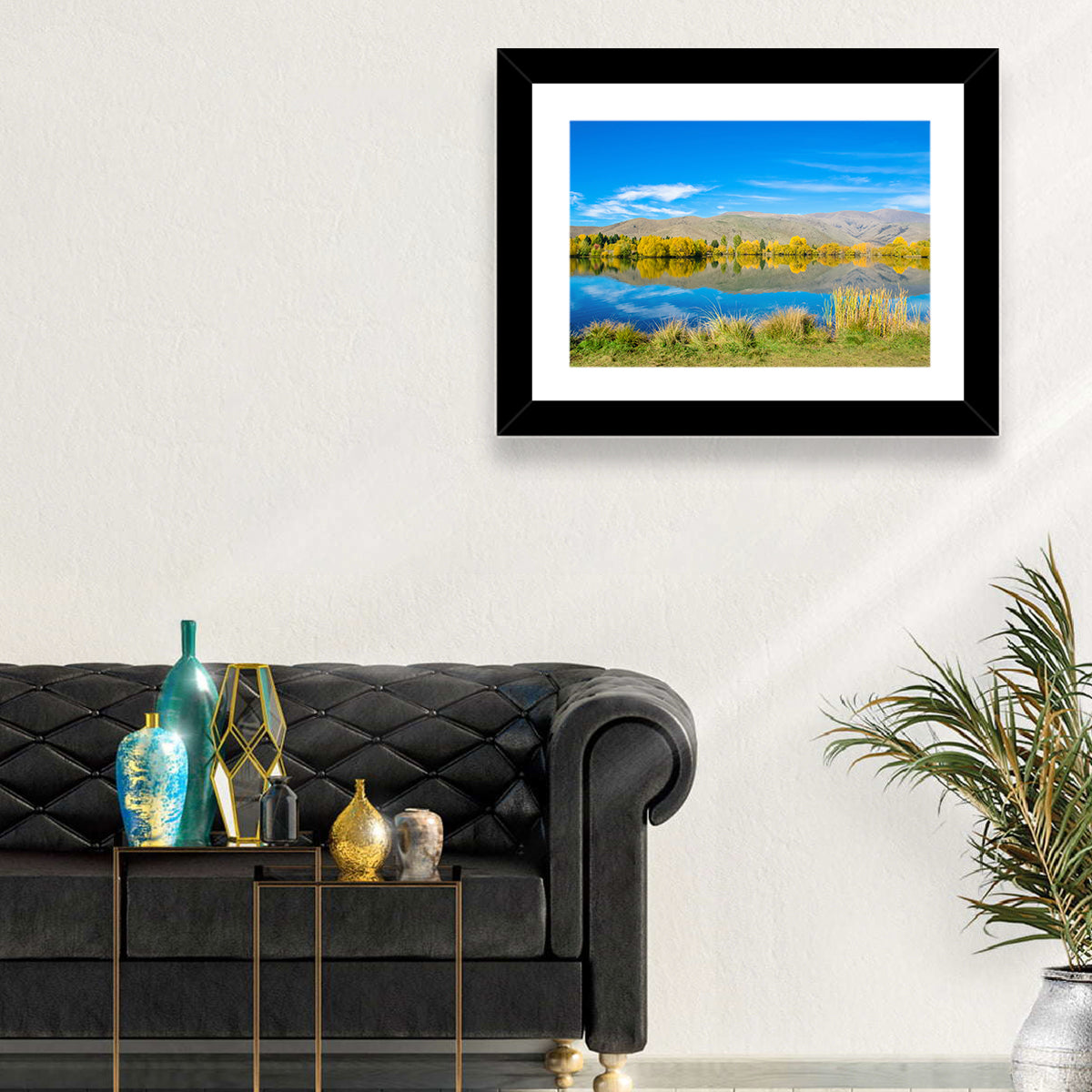 Ruataniwha Autumn Reflection Wall Art
