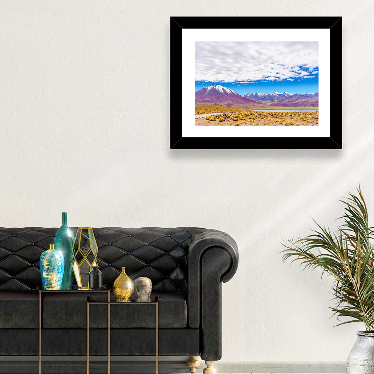 Lascar Snow-capped Volcano Wall Art