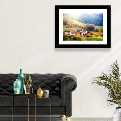 Santa Maddalena Village Wall Art