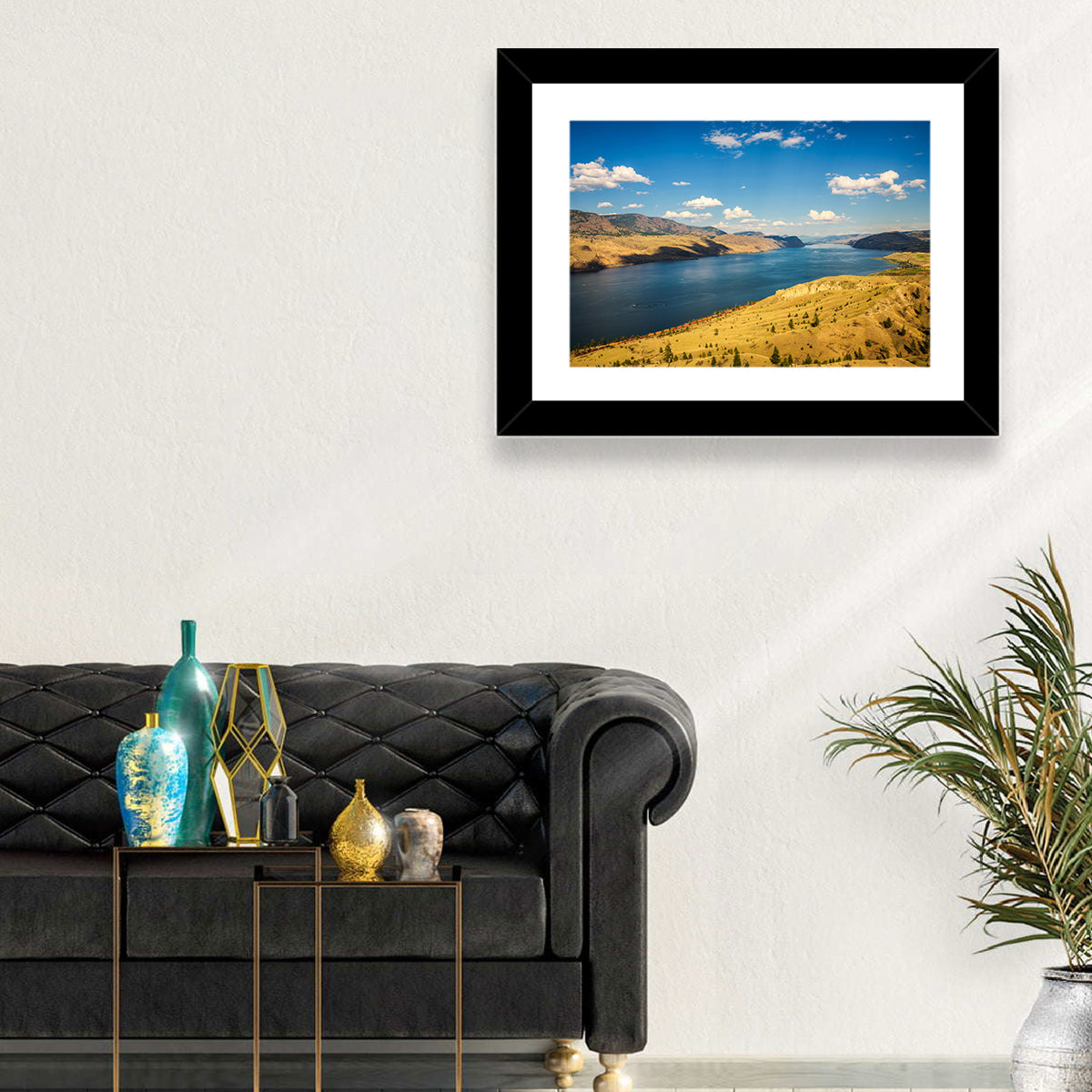 Kamloops Lake Shoreline View Wall Art