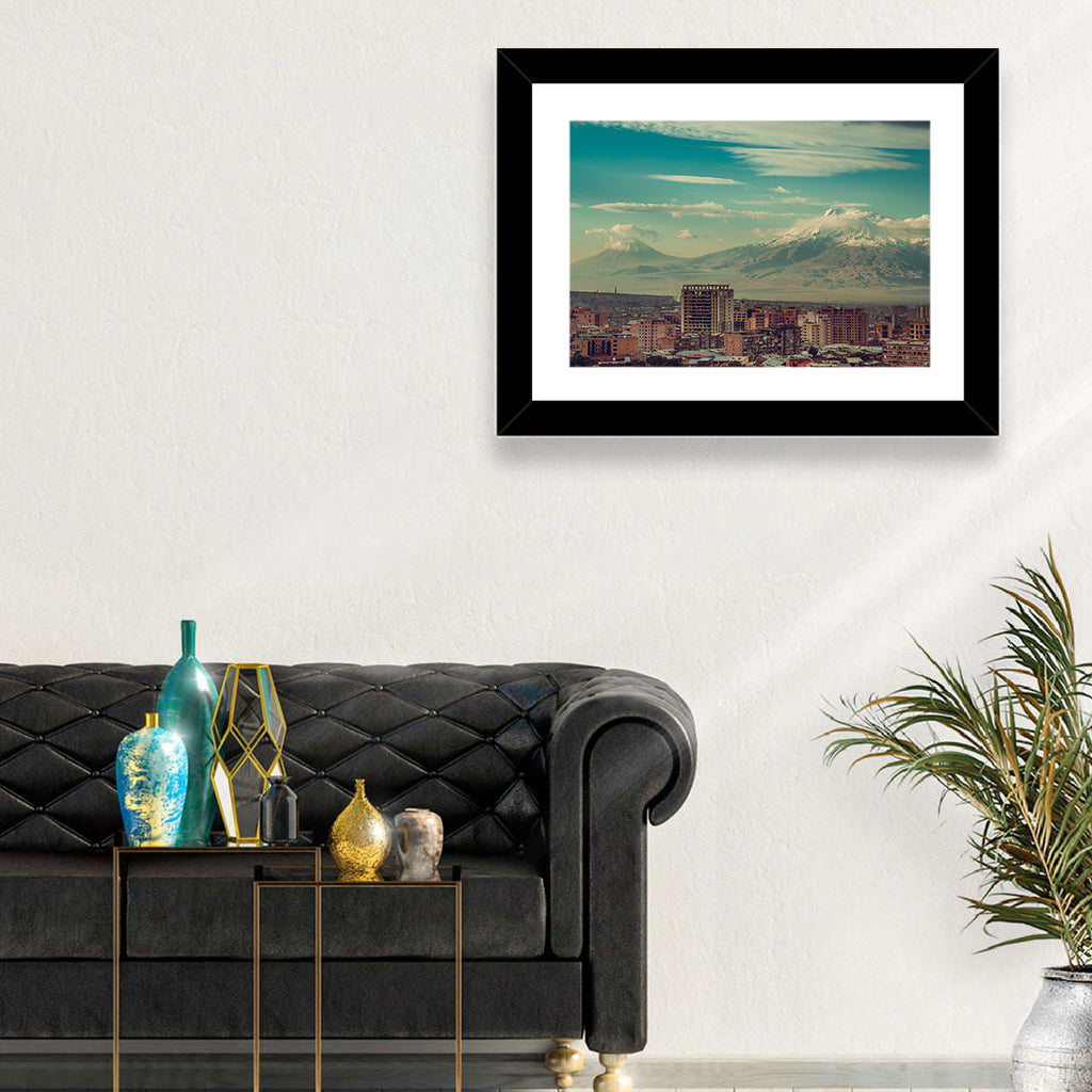 Yerevan Skyline with Mount Ararat Wall Art