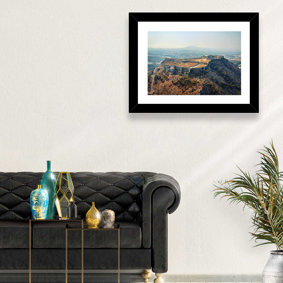 Rozafa Castle Aerial View Wall Art