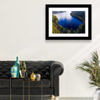 Lake Vyrnwy Aerial View Wall Art