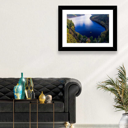Lake Vyrnwy Aerial View Wall Art