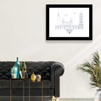 Faisalabad Clock Tower Skyline Wall Art