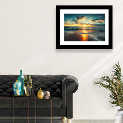 Cloudscape Over Beach Wall Art