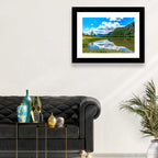 Lake Mjosa Reflection Wall Art