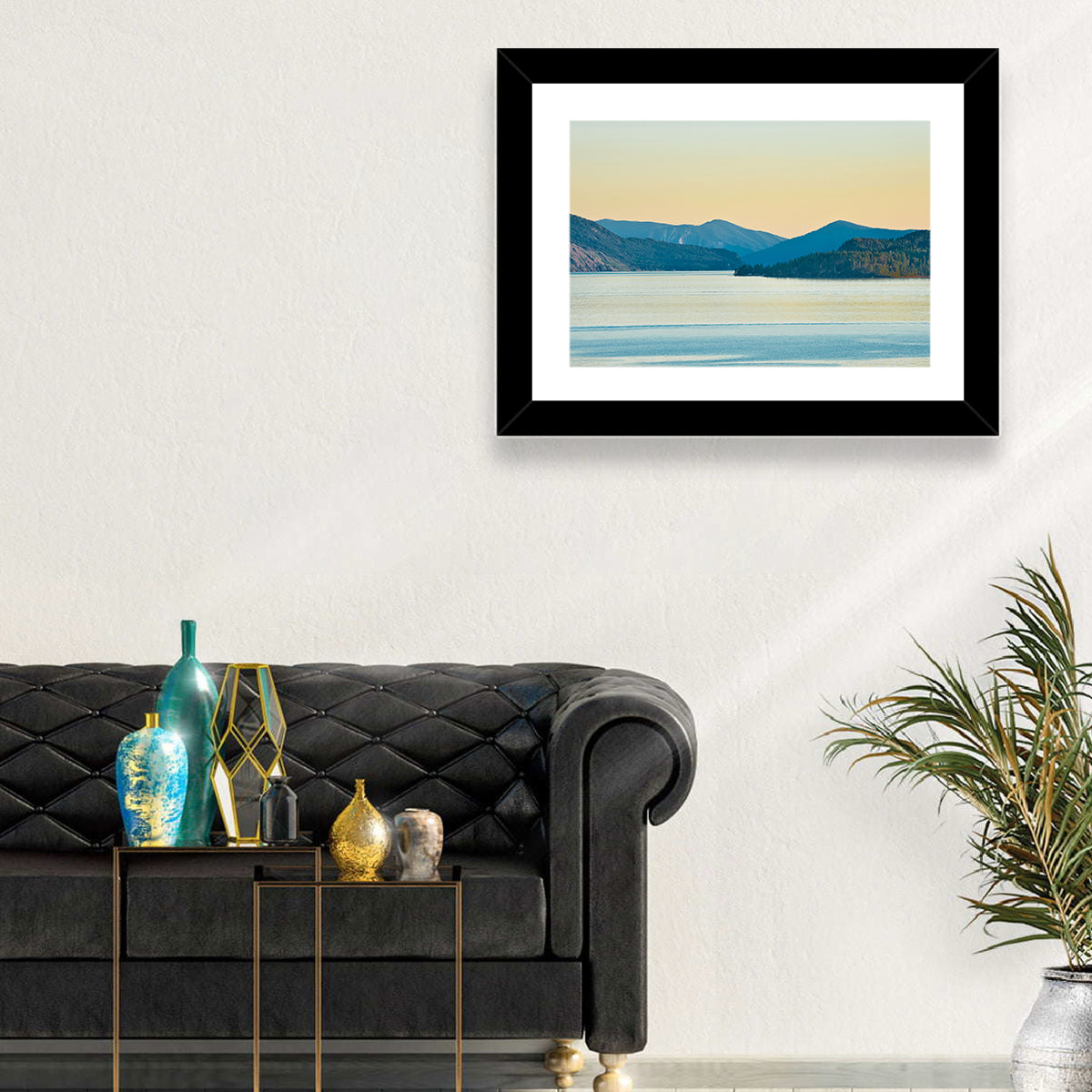 Lake Pend Oreille at Golden Hour Wall Art