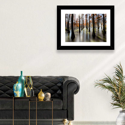 Water Red Forest Wall Art