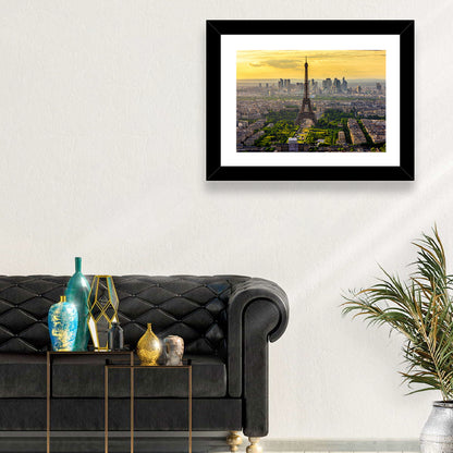 Eiffel Tower at Golden Hour Wall Art