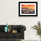 Pestera Mountain Sunrise Wall Art
