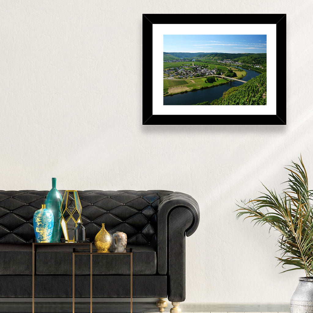 Piesport Moselle River View Wall Art