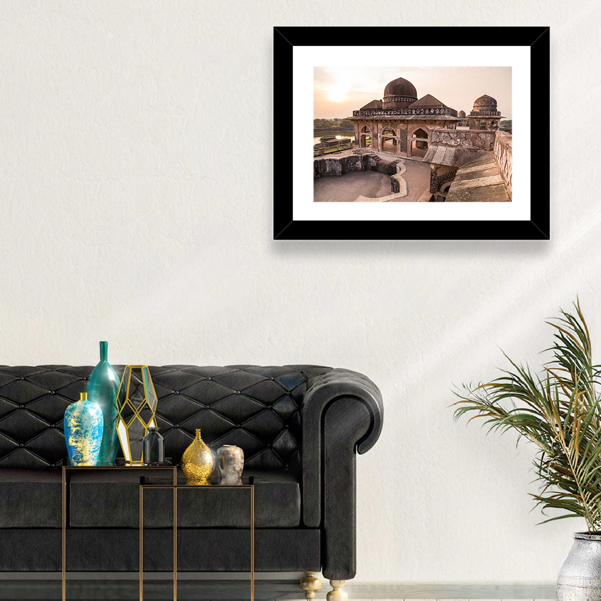 Jahaz Mahal, Mandu India Wall Art in a room, landscape