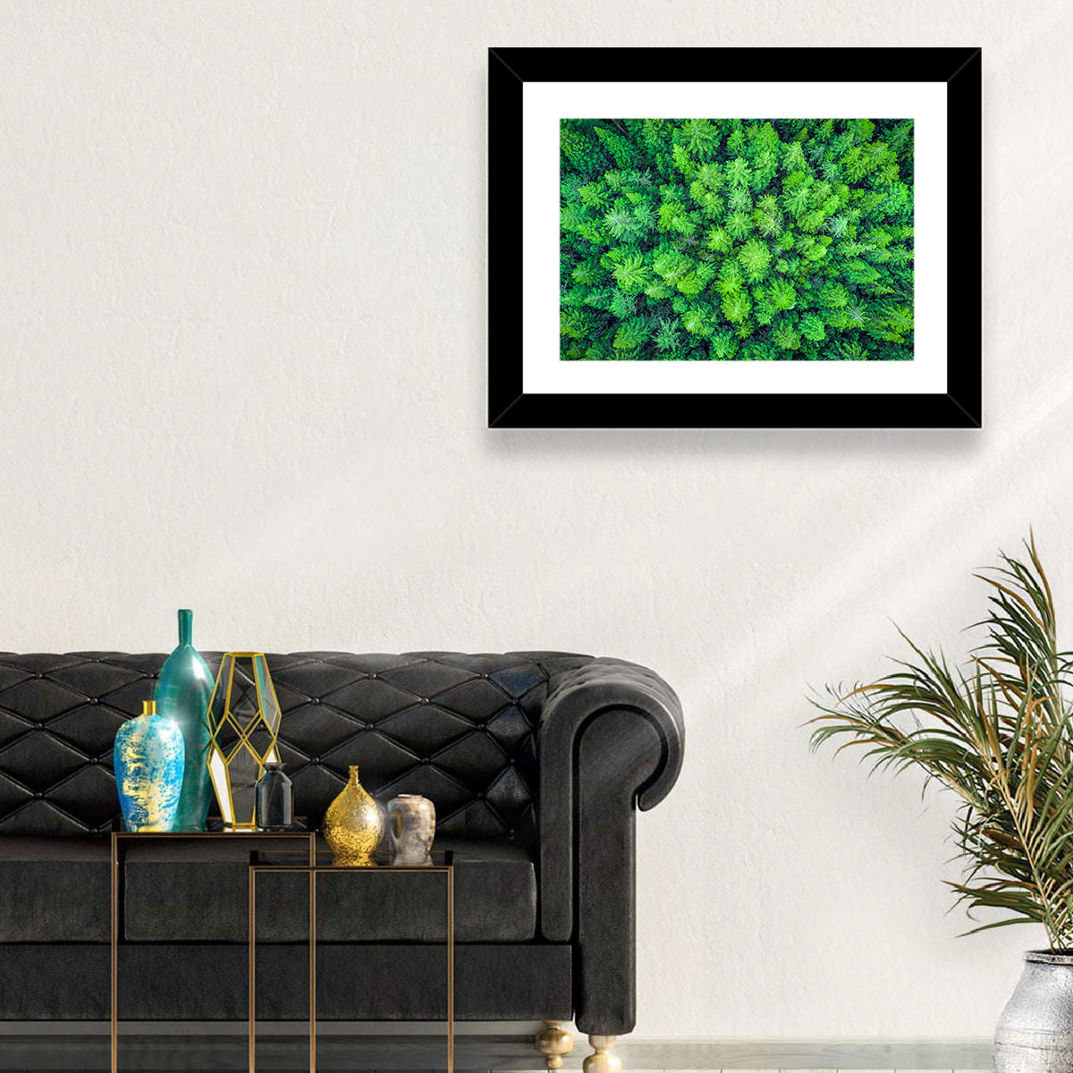 Whakarewarewa Forest Canopy Wall Art in a room, landscape