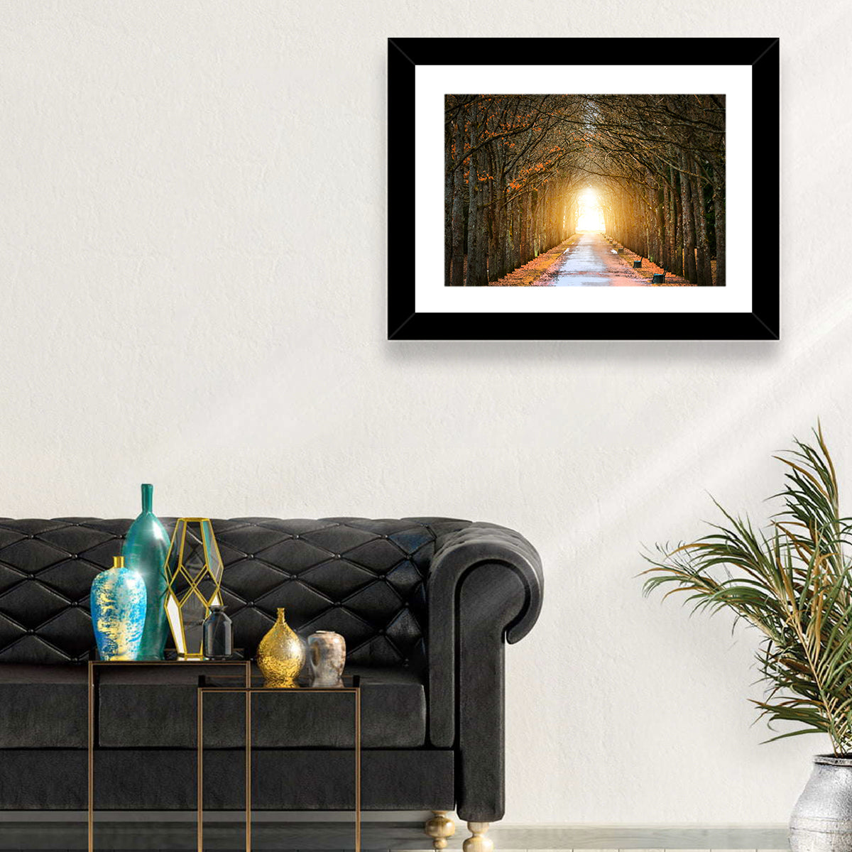 Autumn Oak Tunnel Wall Art