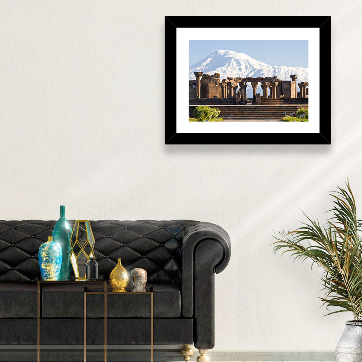 Zvartnots Cathedral and Mount Ararat Wall Art