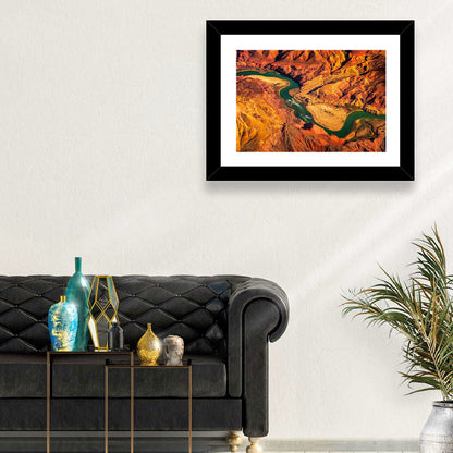 Aerial Colorado River Canyon Wall Art