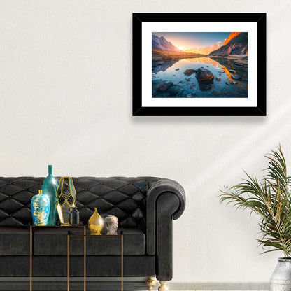 Himalayan Lake Reflections Wall Art
