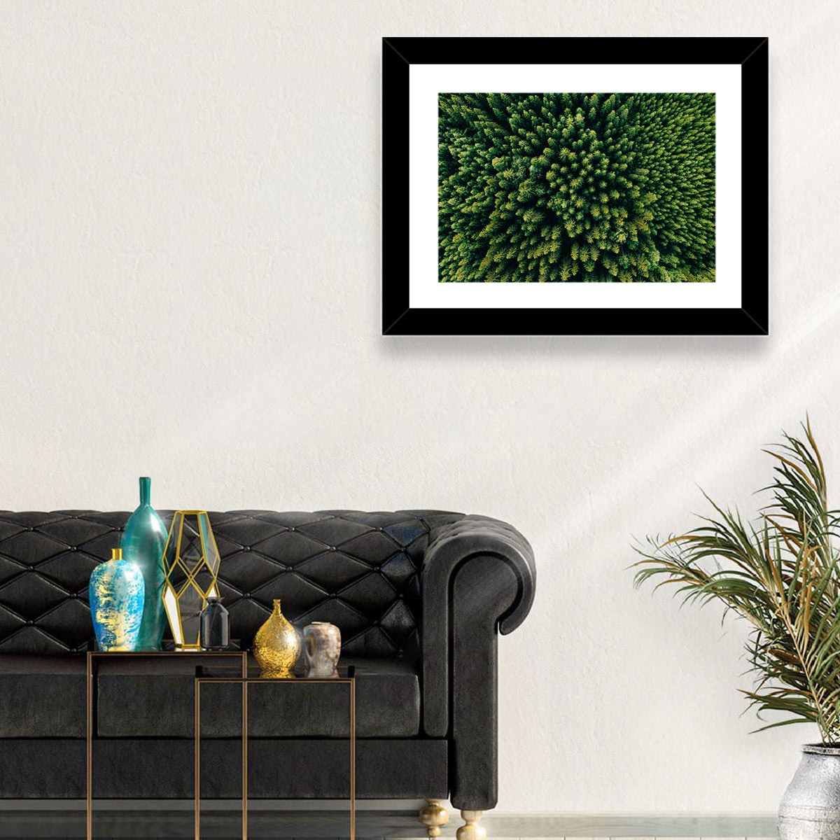 Aerial Conifer Canopy Wall Art