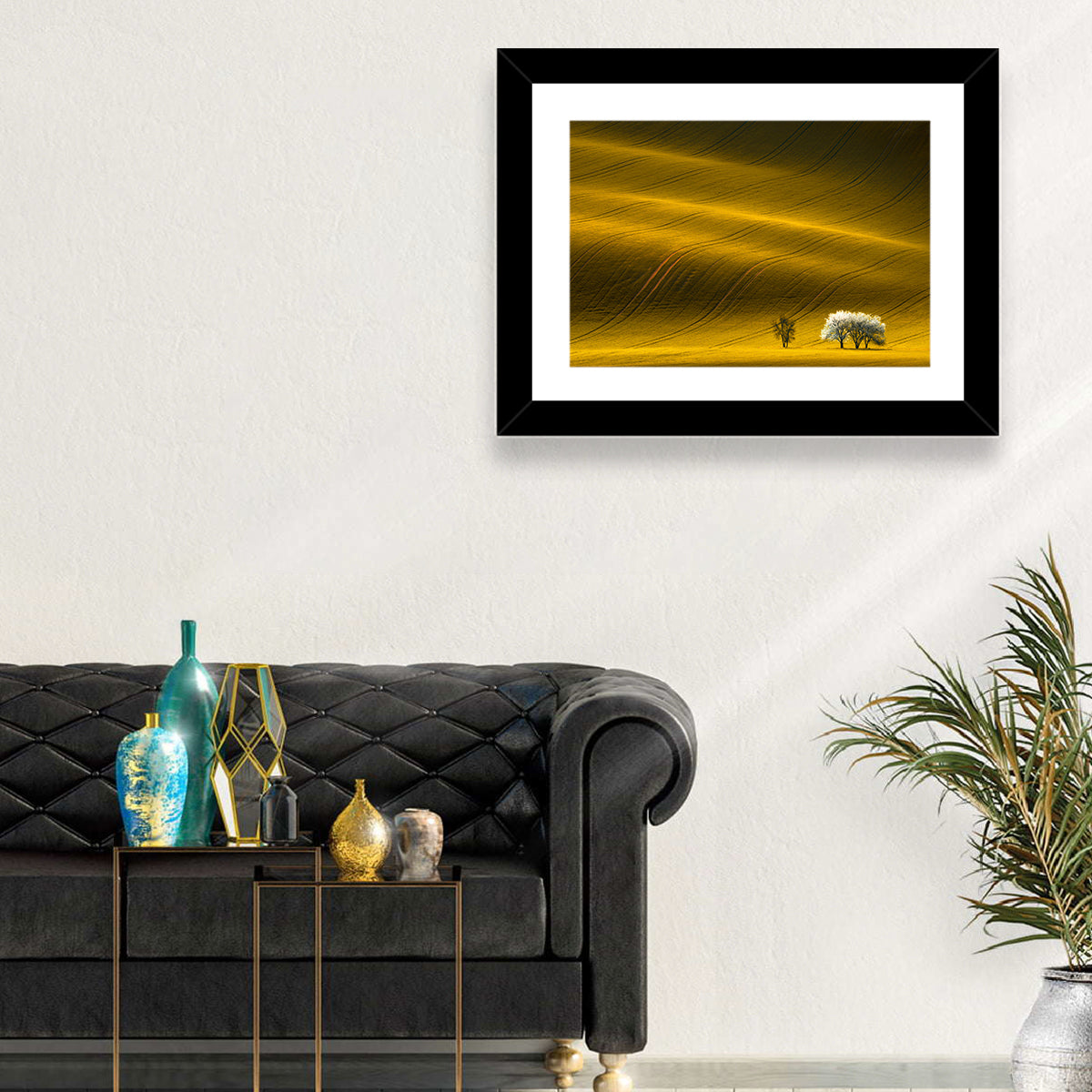 Wavy Rapeseed Field Wall Art