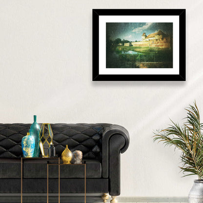 Făgăraș Fortress Moat Reflection Wall Art