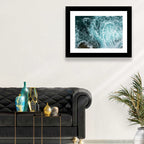 Aerial Ocean Waves with Sea Foam Wall Art