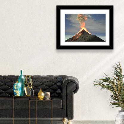 Fuego Night Eruption Wall Art