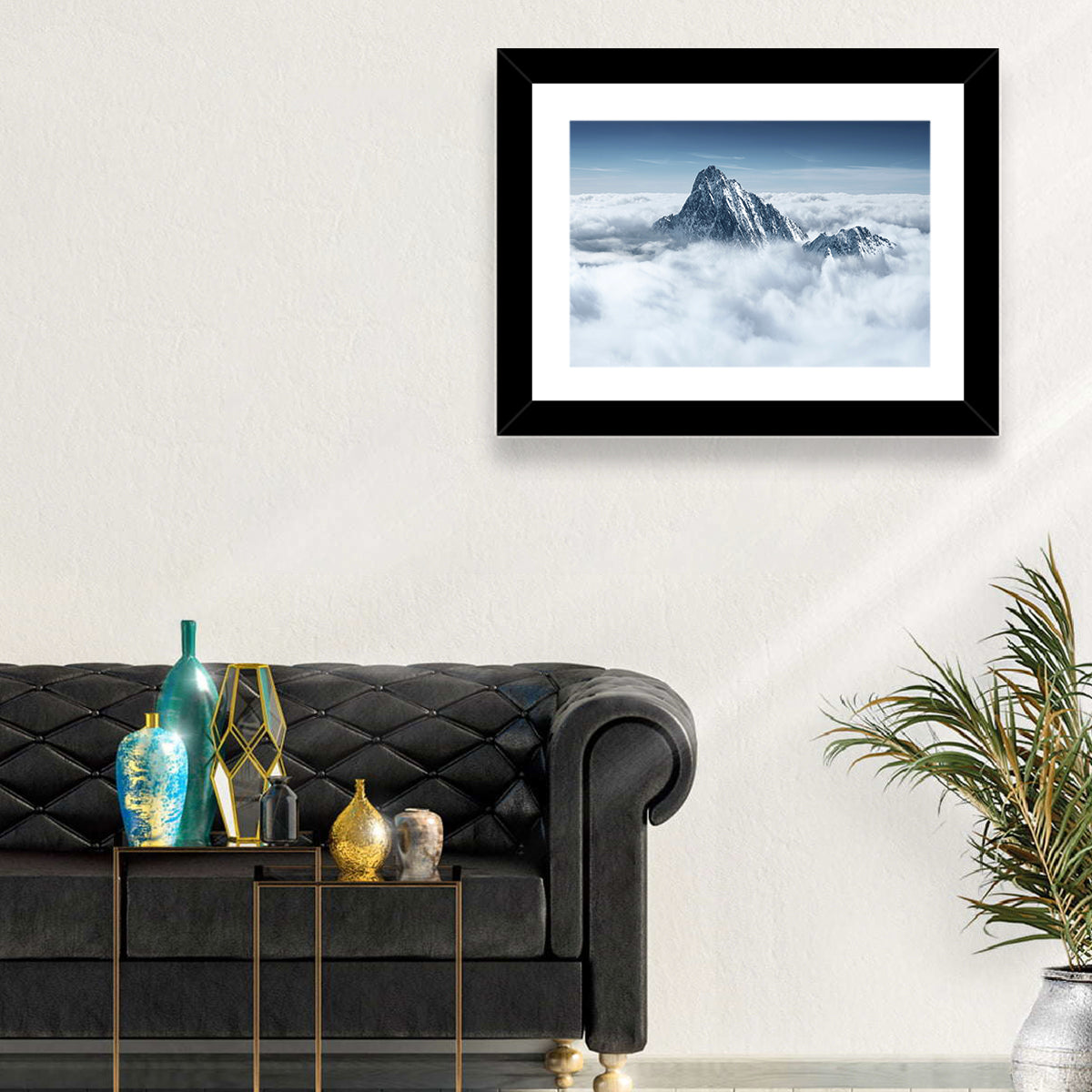 Peaks Above Clouds Wall Art