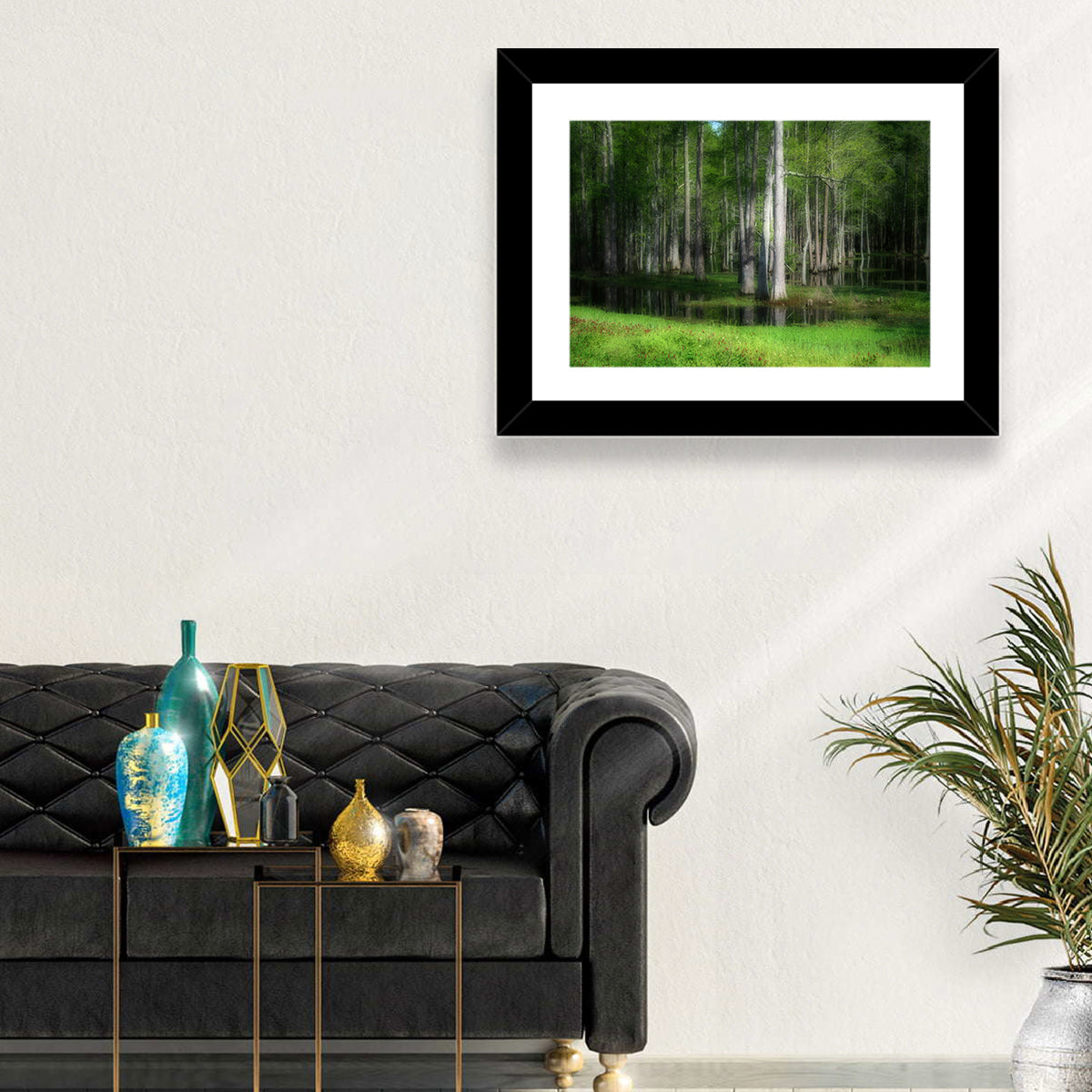 Lush Cypress Swamp Wall Art