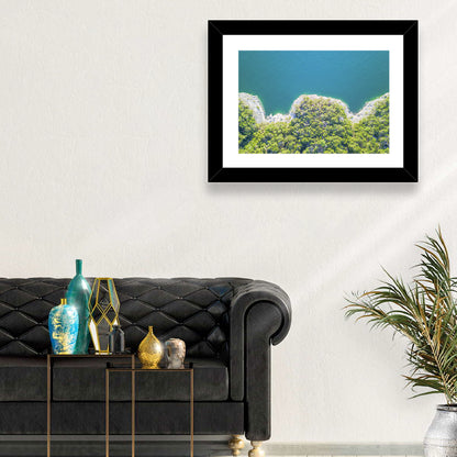 Lake Travis Shoreline Aerial Wall Art