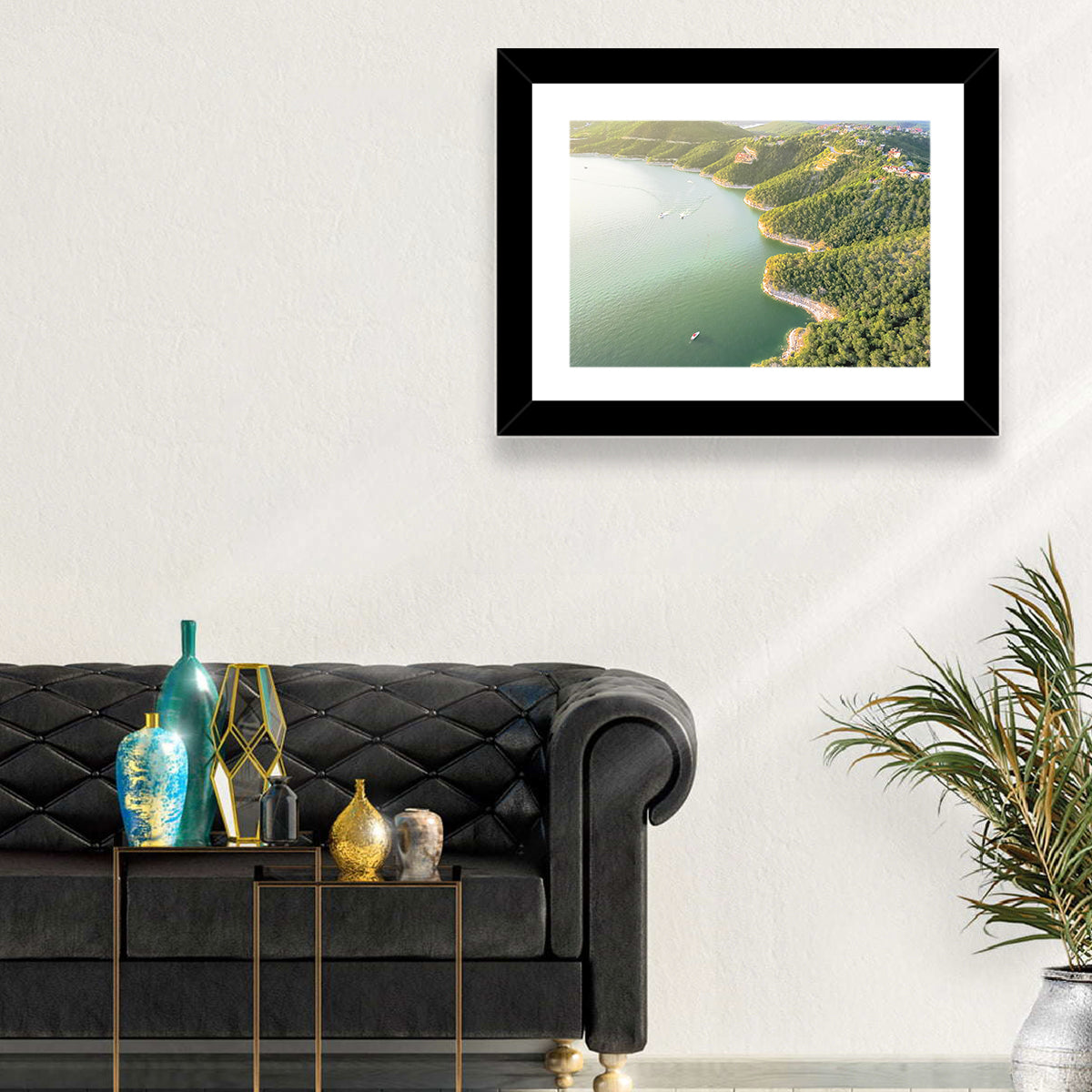 Lake Travis Aerial View Wall Art