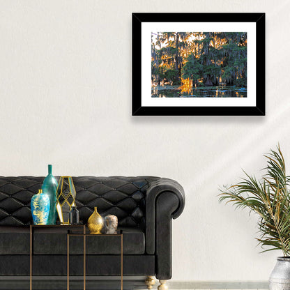Lake Martin Cypress Reflection Wall Art