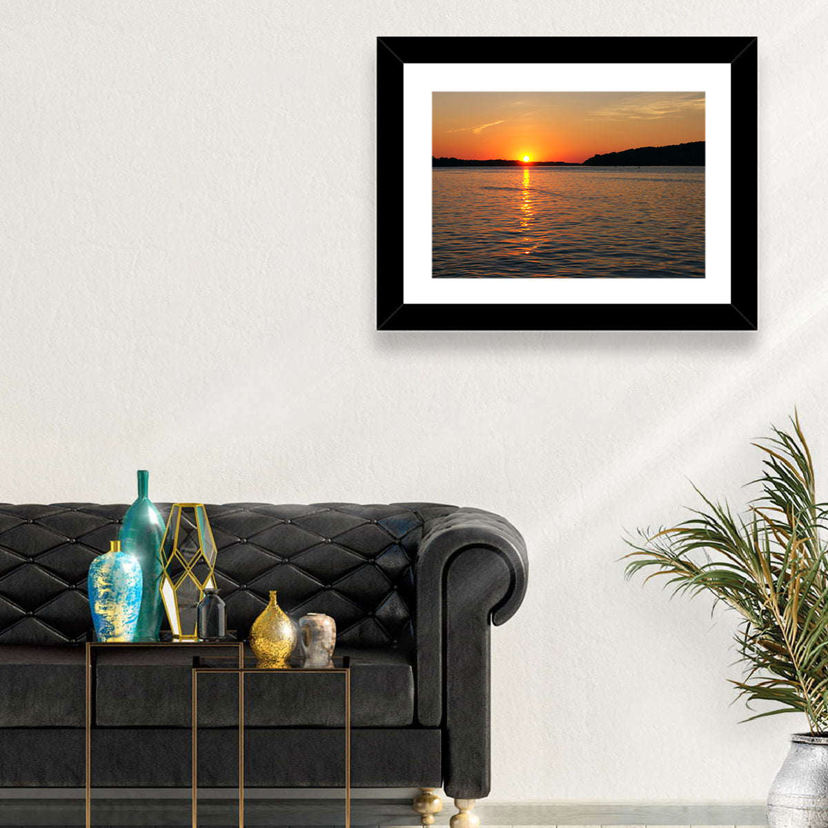 Mississippi River Sunset Wall Art