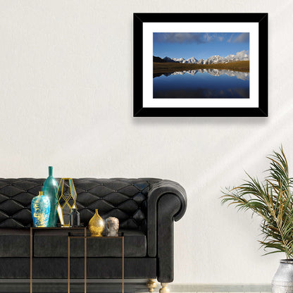 Svaneti Lake Reflection Wall Art