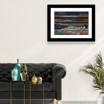 Weathered Dock Perspective Wall Art