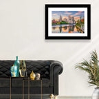 Providence Golden Hour Skyline Wall Art
