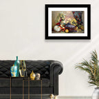 Grapes and Melon Still Life Wall Art