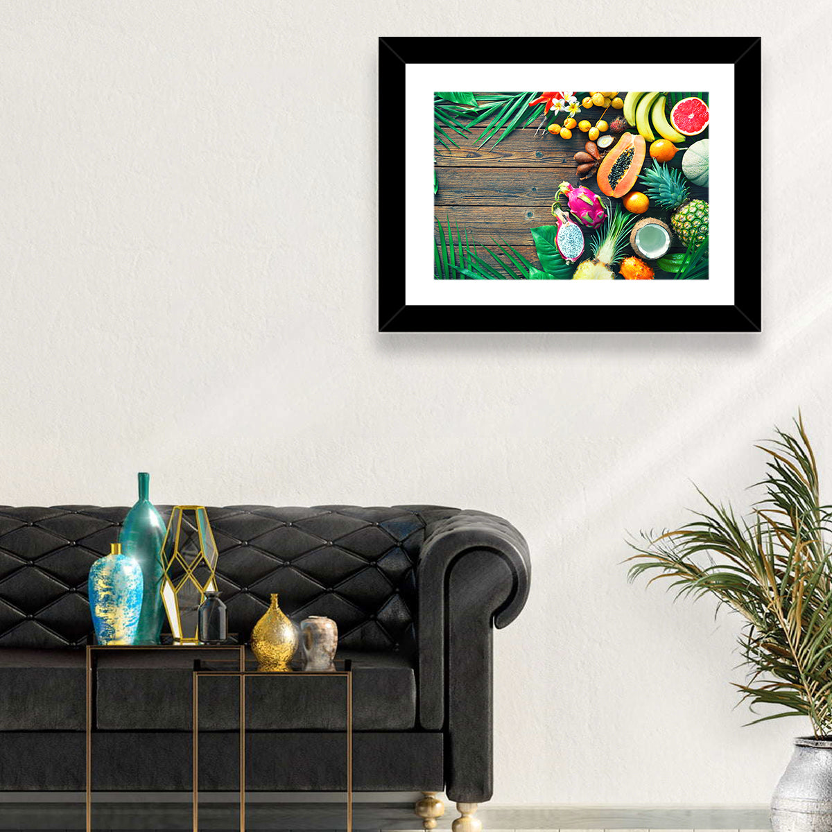 Tropical Fruit Still Life Wall Art