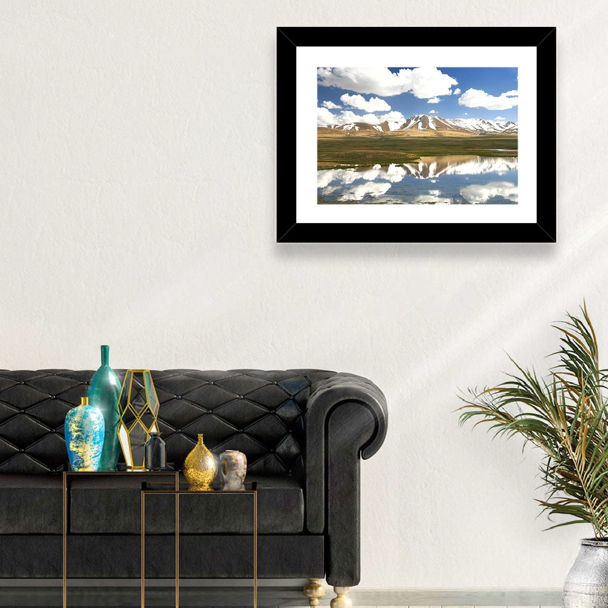 Song Kul Lake Reflection Wall Art
