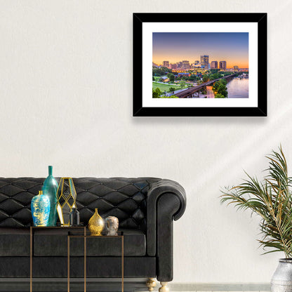 Richmond Skyline at Golden Hour Wall Art