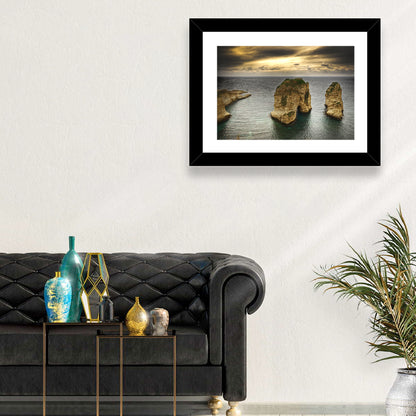 Pigeon Rocks, Raouché Wall Art