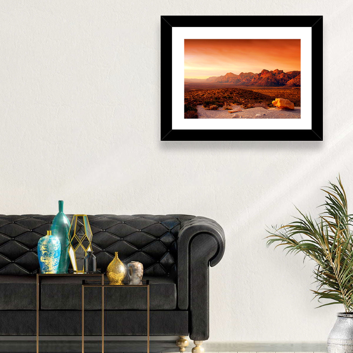 Red Rock Canyon Sunset Wall Art