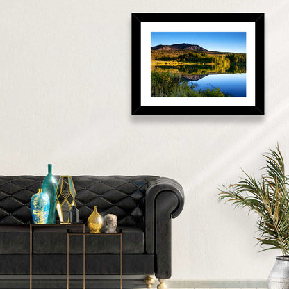 Golden Hour Mountain Lake Wall Art